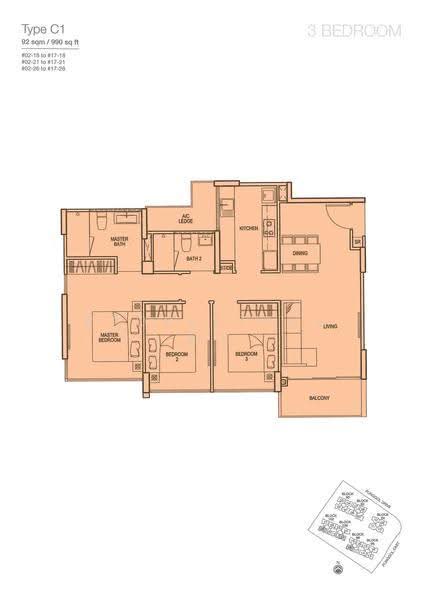 Riverparc Residence, 98 Punggol Drive, Hougang / Punggol / Sengkang, 3 Bedrooms, 990 sqft, Executive Condominium For Sale, by Phyllis Tan, 500151499 - 2D - PropertyGuru.com.sg