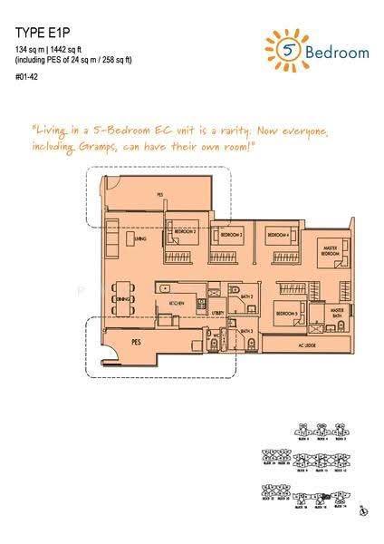 Sol Acres, 16 Choa Chu Kang Grove, Dairy Farm / Bukit Panjang / Choa Chu Kang, 5 Bedrooms, 1,442 sqft, Condominium For Sale, by Kua WanTing, 500288914 - 2D - PropertyGuru.com.sg