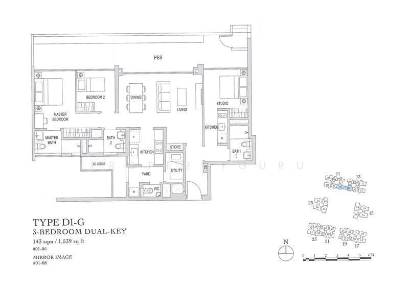 The Topiary, 13 Fernvale Lane, Seletar / Yio Chu Kang, 3 Bedrooms, 1,539 sqft, Condominium For Sale, by Joanna Sivaraj, 500259711 - 2D - PropertyGuru.com.sg