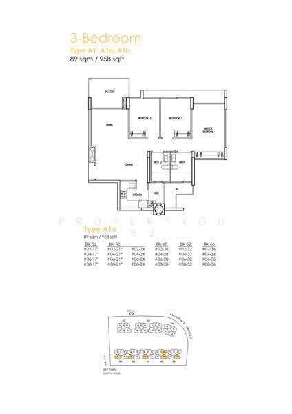 Treasure Crest, 60 Anchorvale Crescent, Hougang / Punggol / Sengkang, 3 Bedrooms, 958 sqft, Condominium For Sale, by Eileen Leong, 500284944 - 2D - PropertyGuru.com.sg