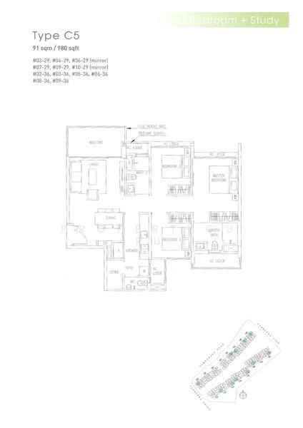 The Visionaire, 184 Canberra Drive, Sembawang / Yishun, 3 Bedrooms, 980 sqft, Condominium For Sale, by Ray Peh, 500276790 - 2D - PropertyGuru.com.sg