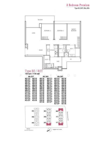 Wandervale, 367 Choa Chu Kang Avenue 3, Dairy Farm / Bukit Panjang / Choa Chu Kang, 3 Bedrooms, 1,130 sqft, Condominium For Sale, by Ethan Lee 吕易與, 500273349 - 2D - PropertyGuru.com.sg