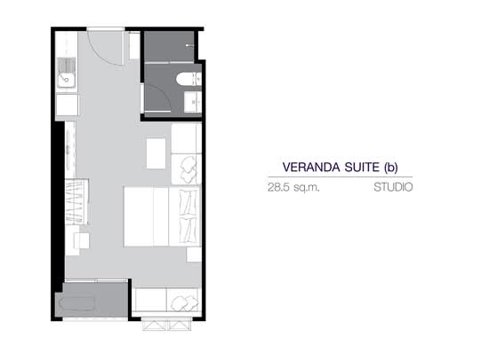 Supalai Veranda Sukhumvit 117 : ศุภาลัย เวอเรนด้า สุขุมวิท 117 - Floor Plan
