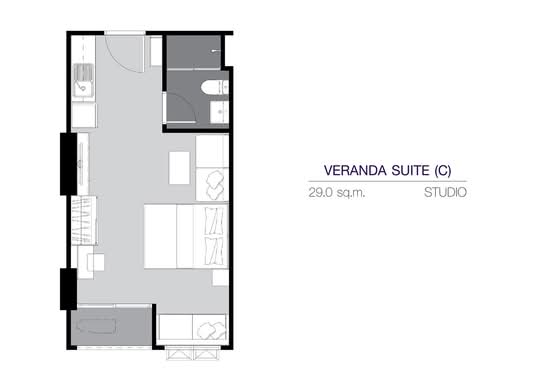 Supalai Veranda Sukhumvit 117 : ศุภาลัย เวอเรนด้า สุขุมวิท 117 - Floor Plan