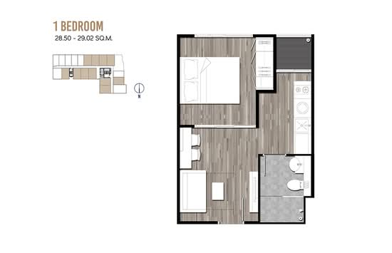 Arise Condo Ratchada 19 - Floor Plan