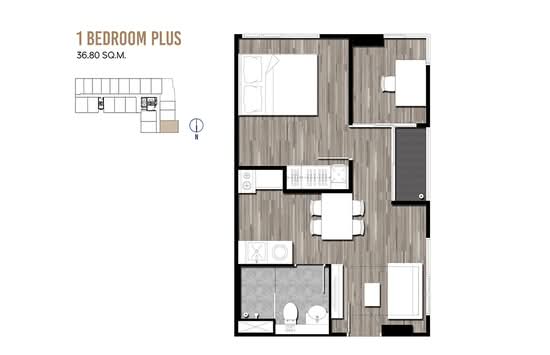 Arise Condo Ratchada 19 - Floor Plan