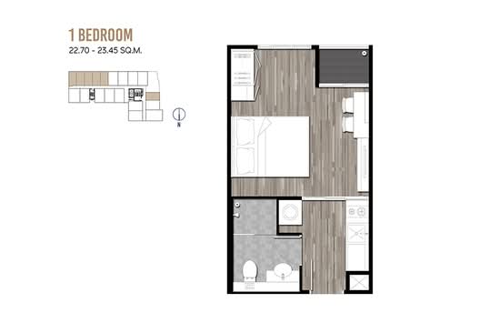 Arise Condo Ratchada 19 - Floor Plan