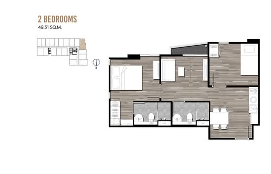 Arise Condo Ratchada 19 - Floor Plan