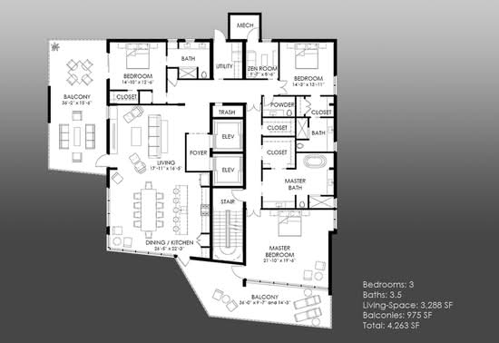 The Collection 16 : ดอะ คอลเลคชั่น 16 - Floor Plan