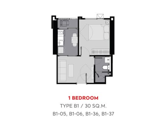 Life Asoke Hype - Floor Plan