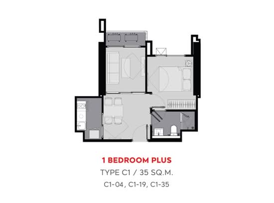 Life Asoke Hype - Floor Plan