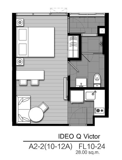 IDEO Q Victory : ไอดีโอ คิว วิคตอรี่ - Floor Plan