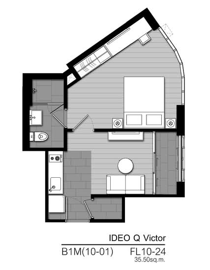 IDEO Q Victory : ไอดีโอ คิว วิคตอรี่ - Floor Plan