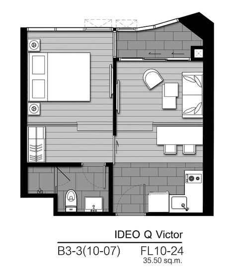 IDEO Q Victory : ไอดีโอ คิว วิคตอรี่ - Floor Plan