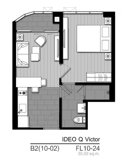 IDEO Q Victory : ไอดีโอ คิว วิคตอรี่ - Floor Plan