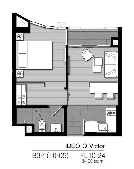 IDEO Q Victory : ไอดีโอ คิว วิคตอรี่ - Floor Plan