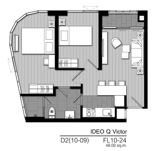 IDEO Q Victory : ไอดีโอ คิว วิคตอรี่ - Floor Plan