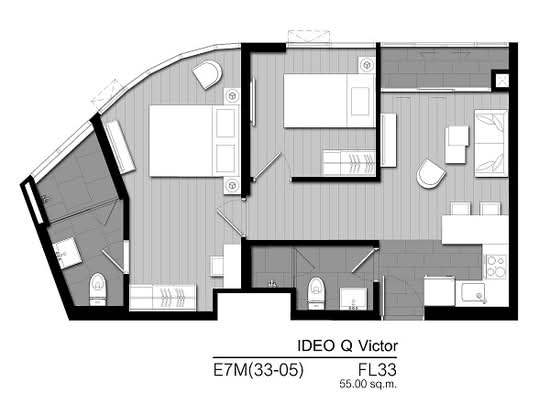 IDEO Q Victory : ไอดีโอ คิว วิคตอรี่ - Floor Plan