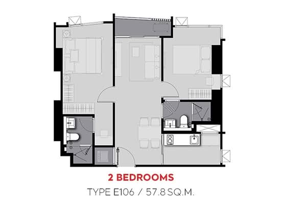 Life Ladprao Valley : ไลฟ์ ลาดพร้าว แวลลีย์ - Floor Plan