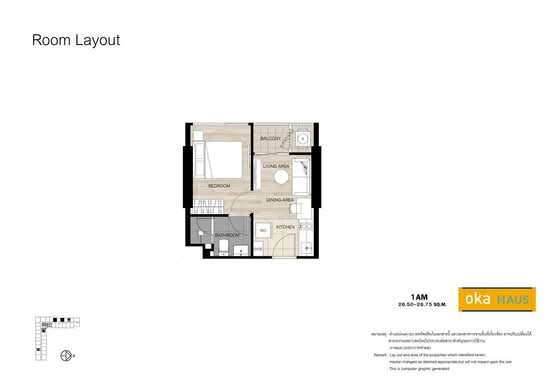 Oka Haus Sukhumvit 36 - Floor Plan