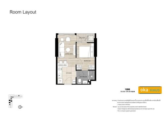 Oka Haus Sukhumvit 36 - Floor Plan