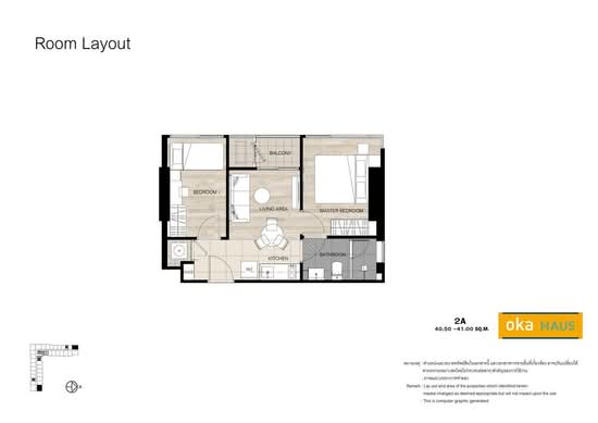 Oka Haus Sukhumvit 36 - Floor Plan