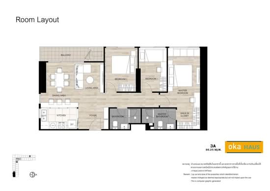Oka Haus Sukhumvit 36 - Floor Plan