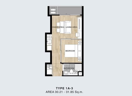 Blossom Condo @ Sathorn-Charoenrat - Floor Plan