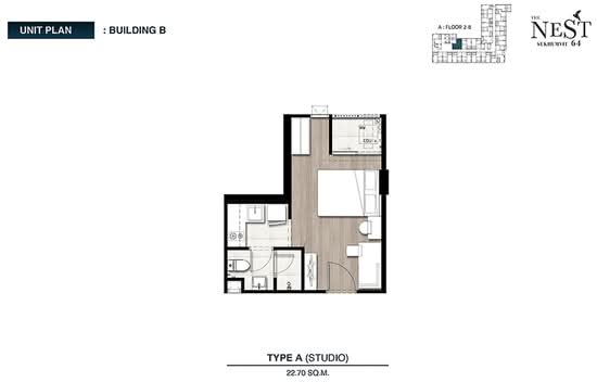 The Nest Sukhumvit 64 - Floor Plan
