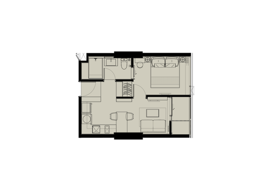 The FINE Bangkok Thonglor-Ekamai - Floor Plan