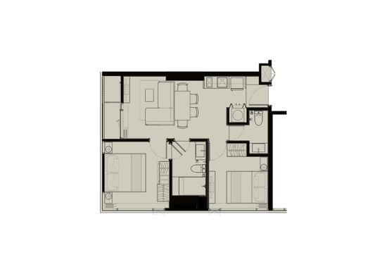 The FINE Bangkok Thonglor-Ekamai - Floor Plan
