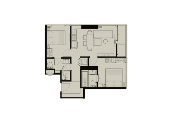 The FINE Bangkok Thonglor-Ekamai - Floor Plan