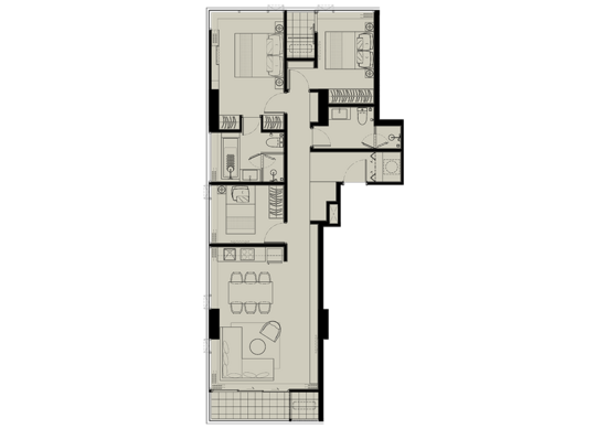 The FINE Bangkok Thonglor-Ekamai - Floor Plan