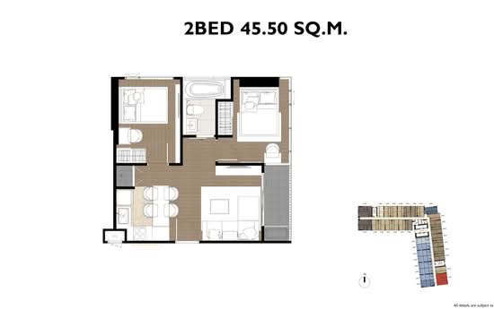 The Privacy Jatujak - Floor Plan