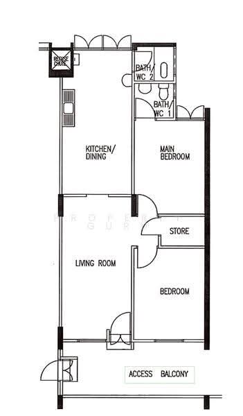 180 Ang Mo Kio Avenue 5, 180 Ang Mo Kio Avenue 5, Ang Mo Kio / Bishan / Thomson, 2 Bedrooms, 732 sqft, HDB Flat For Sale, by Bernard Wong, 500275605 - 2D - PropertyGuru.com.sg