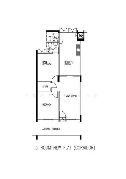 503 Ang Mo Kio Avenue 5, 503 Ang Mo Kio Avenue 5, Ang Mo Kio / Bishan / Thomson, 2 Bedrooms, 732 sqft, HDB Flat For Sale, by Sebastian Koh, 500273509 - 2D - PropertyGuru.com.sg