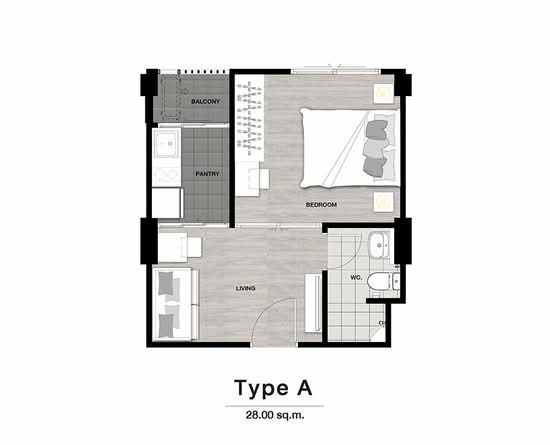 Niche ID Phetkasem-Bangkae : นิช ไอดี เพชรเกษม-บางแค - Floor Plan