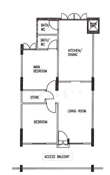 601 Ang Mo Kio Avenue 5, 601 Ang Mo Kio Avenue 5, Ang Mo Kio / Bishan / Thomson, 2 Bedrooms, 721 sqft, HDB Flat For Sale, by Bjorn Lim, 500271996 - 2D - PropertyGuru.com.sg