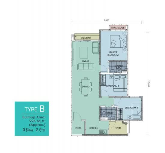 Residensi Platinum Teratai - Floor Plan - iProperty.com.my