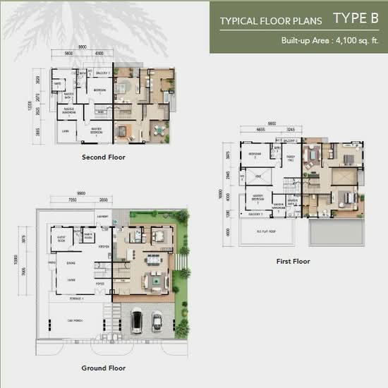 Cypress Villa @ Sungai Ara - Floor Plan - iProperty.com.my