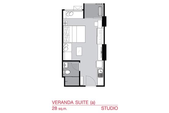 Supalai Veranda Ramkhamhaeng : ศุภาลัย เวอเรนด้า รามคำแหง - Floor Plan