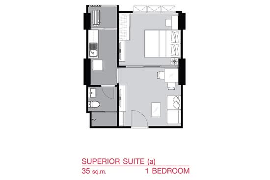 Supalai Veranda Ramkhamhaeng : ศุภาลัย เวอเรนด้า รามคำแหง - Floor Plan