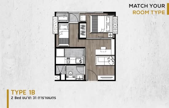 The Matt Sathorn-Thapra : เดอะ แมทท์ สาทร-ท่าพระ - Floor Plan