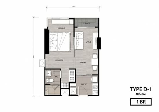 Niche Mono Charoen Nakorn : นิช โมโน เจริญนคร - Floor Plan