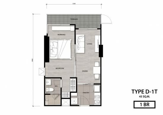 Niche Mono Charoen Nakorn : นิช โมโน เจริญนคร - Floor Plan