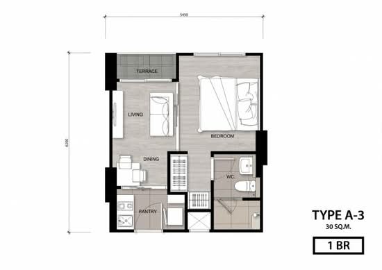 Niche Mono Charoen Nakorn : นิช โมโน เจริญนคร - Floor Plan