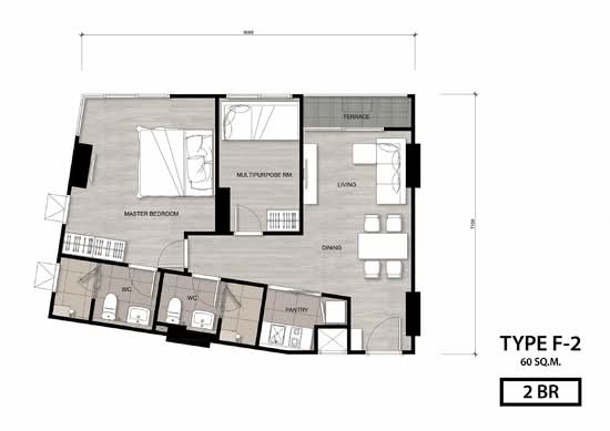 Niche Mono Charoen Nakorn : นิช โมโน เจริญนคร - Floor Plan