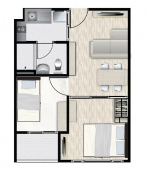 The Cube North Chaengwattana 12 : เดอะคิวบ์ นอร์ท แจ้งวัฒนะ 12 - Floor Plan
