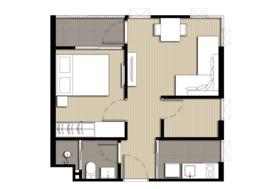 Elio Del Nest : เอลิโอ เดล เนสท์ - Floor Plan