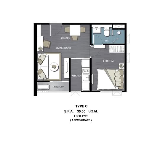 Bleisure Charan 96/1 : เบล็สเชอร์ จรัญ 96/1 - Floor Plan